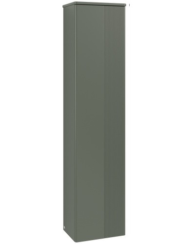 Dulap inalt tip coloana Villeroy & Boch Antao cu 1 usa  41.4x28.7x171cm  orientare stanga  front texturat Leaf Green Matt