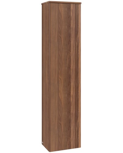 Dulap inalt tip coloana Villeroy & Boch Antao cu 1 usa  41.4x28.7x171cm  orientare dreapta  Warm Walnut