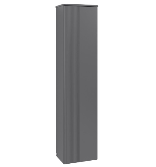 Dulap inalt tip coloana Villeroy & Boch Antao cu 1 usa  41.4x28.7x171cm  orientare dreapta  front texturat Anthracite Matt