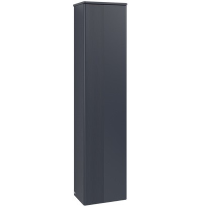 Dulap inalt tip coloana Villeroy & Boch Antao cu 1 usa  41.4x28.7x171cm  orientare dreapta  front texturat Midnight Blue Matt