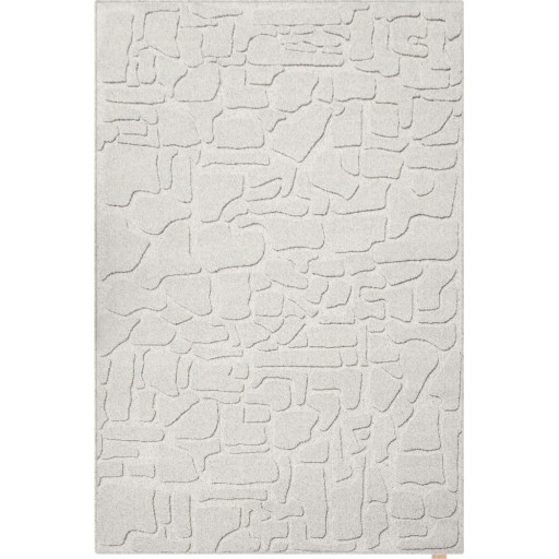 Covor gri deschis din lână 160x230 cm Morphic Dunes – Agnella