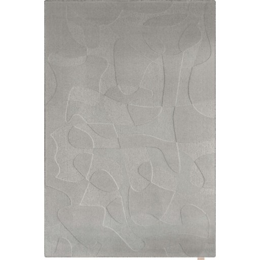 Covor gri din lână 160x230 cm Morphic Botanica – Agnella