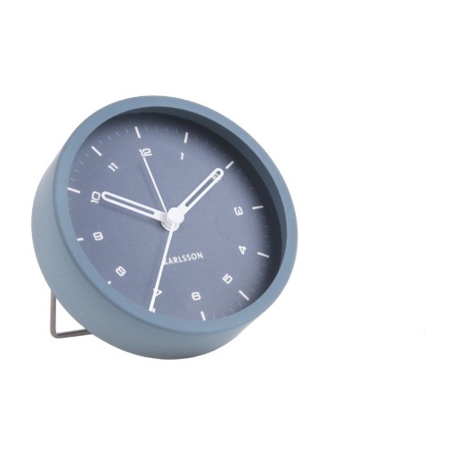 Ceas cu alarmă Karlsson Tinge, ø 9 cm, albastru