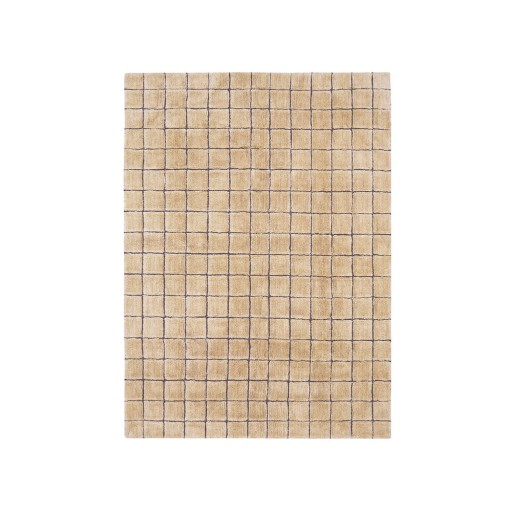 Covor chihlimbar țesut manual din lână 230x300 cm Mosaic Amber – Lorena Canals