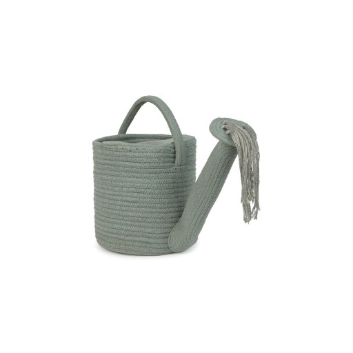 Coș de jucării pentru copii verde salvie din material textil 51x26x38 cm Water Can – Lorena Canals