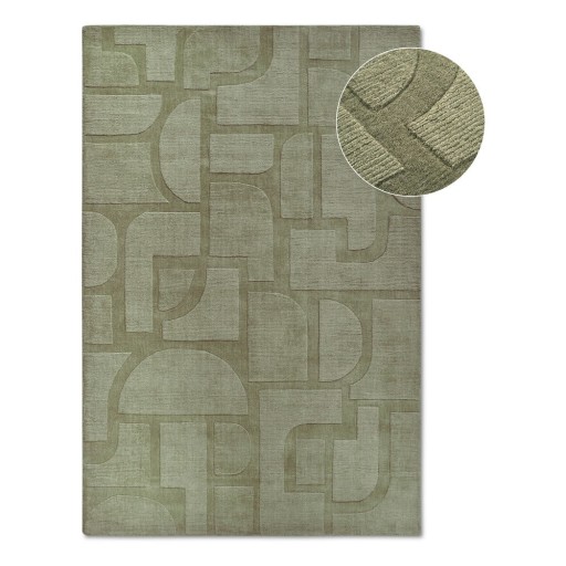 Covor verde țesut manual din lână 160x230 cm Alexis – Villeroy&Boch