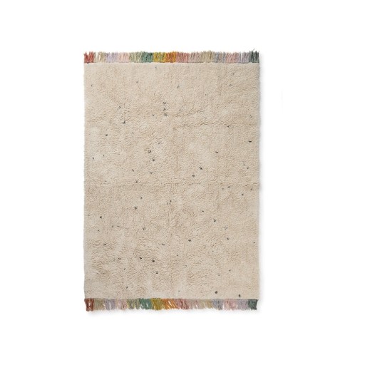 Covor pentru copii, crem, lavabil, țesut manual din bumbac 170x240 cm Stardust – Lorena Canals