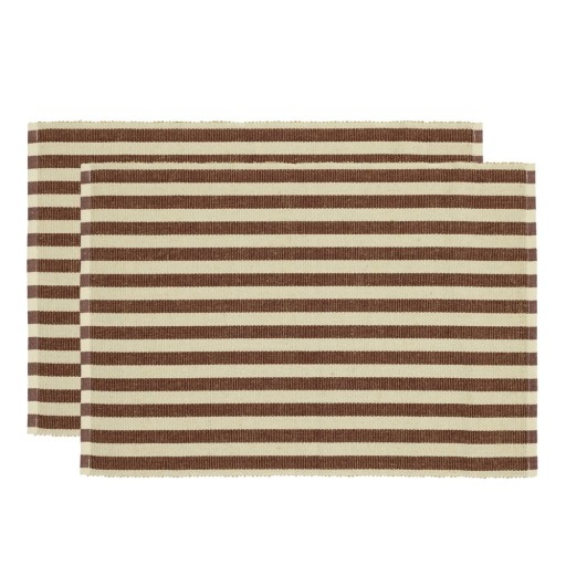 Suporturi pentru farfurii 2 buc. din amestec de iută 33x48 cm Statement Stripe – Södahl