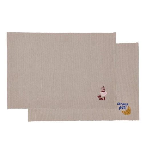 Suporturi pentru farfurii 2 buc. din bumbac 33x48 cm Bistro – Södahl