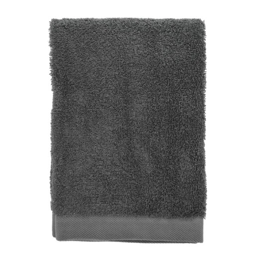 Prosop gri închis din bumbac din frotir 50x100 cm Comfort – Södahl