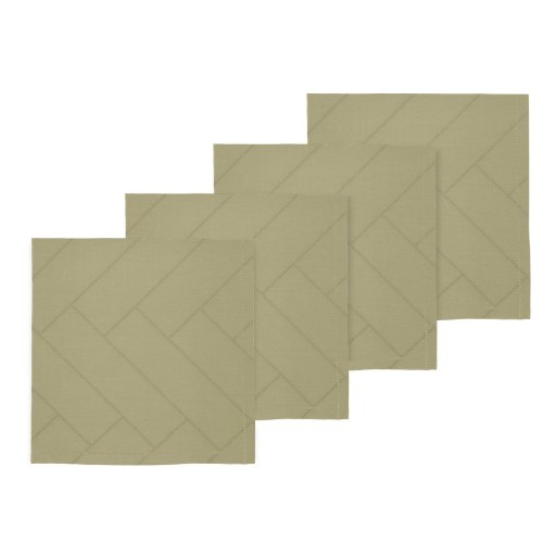 Șervețele 4 buc. din material textil 45x45 cm Tiles – Södahl