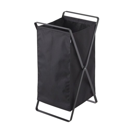 Coș de rufe YAMAZAKI Tower Laundry, negru