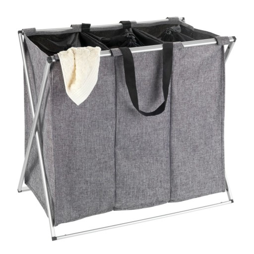 Coş de rufe Wenko Trio, 130 l, gri