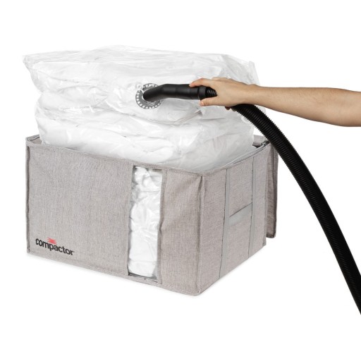 Cutie de depozitare cu vacuum Compactor Oxford, 210 l, gri