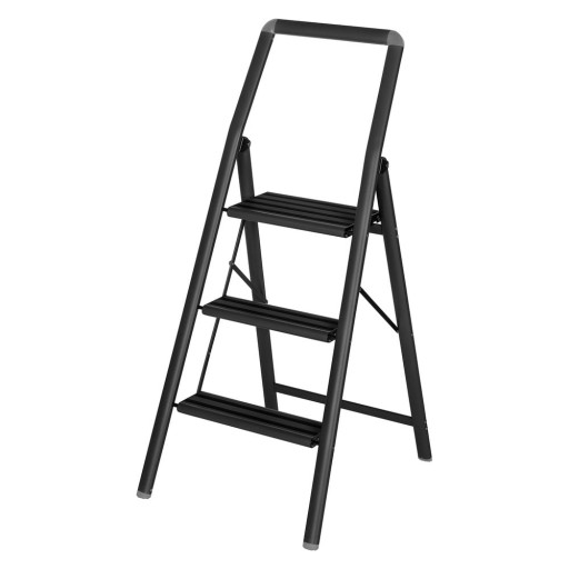 Scară Wenko Compact, înălțime 114,5 cm, negru