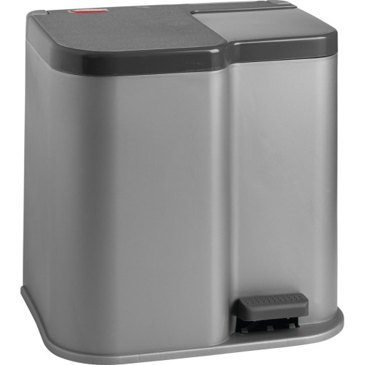 Coș de gunoi cu pedală Curver Duo gri, 21 l
