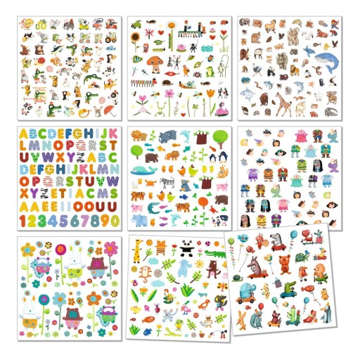 Set 18 foi cu autocolante Djeco