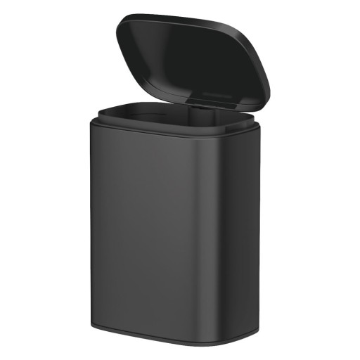 Coș de gunoi din inox Wenko Sare, negru