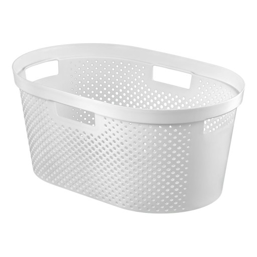 Coș de rufe Curver Infinity, 40 l, alb