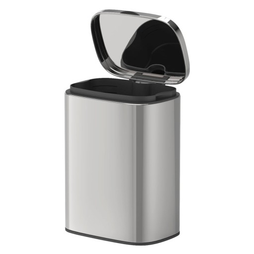 Coș de gunoi din inox Wenko Sare, argintiu