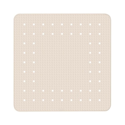 Covor baie anti-alunecare Wenko Mirasol, 54 x 54 cm, bej