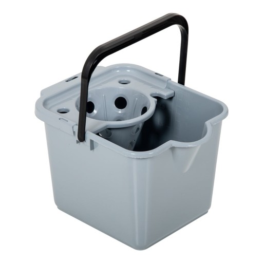 Găleată cu mop din plastic reciclat Addis Eco Range, 12 l, gri
