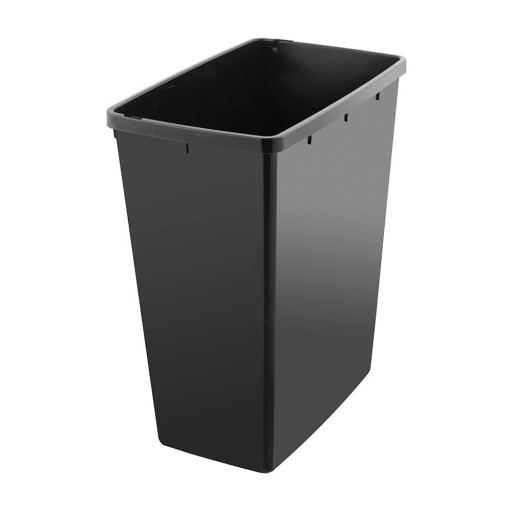 Coș de gunoi negru din plastic 40 l – Addis