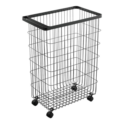 Coș de rufe negru din metal 55 l Tower – YAMAZAKI