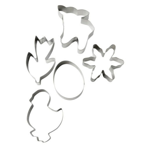 Set 5 forme pentru prăjituri de Paște Zenker Spring