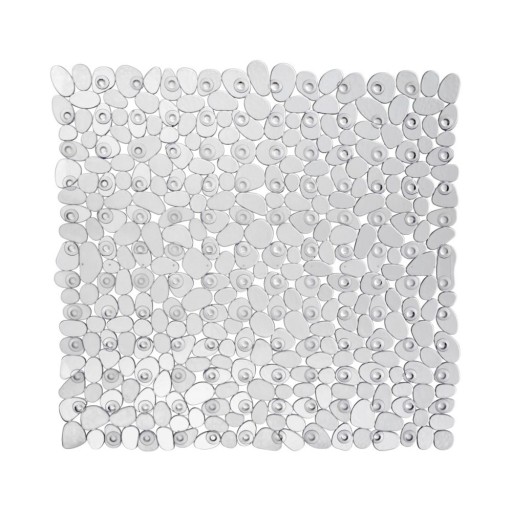 Covor baie anti-alunecare Wenko Paradise, 54 x 54 cm, transparent