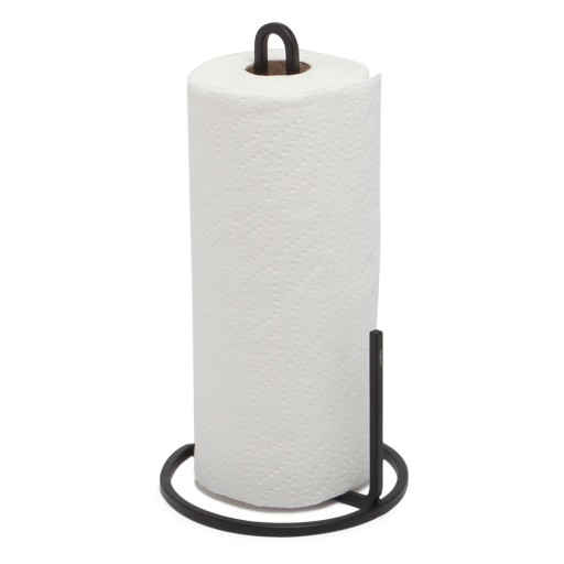 Suport de prosoape de bucătărie negru din oțel ø 17 cm Squire – Umbra