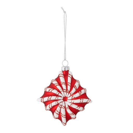 Ornament de Crăciun din sticlă 9 cm Candy – Bloomingville