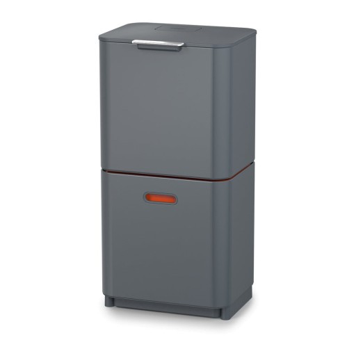 Coș pentru sortarea deșeurilor Joseph Joseph Totem Max, 60 l, gri închis