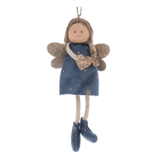 Ornament de Crăciun din material textil 16 cm Angel – Dakls