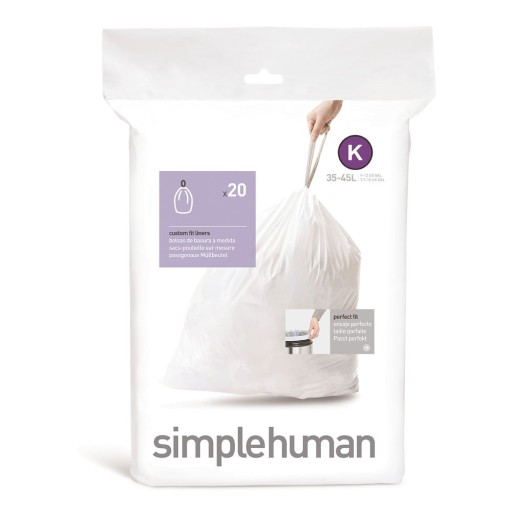 Saci de gunoi 20 buc. retractabili 45 l K – simplehuman