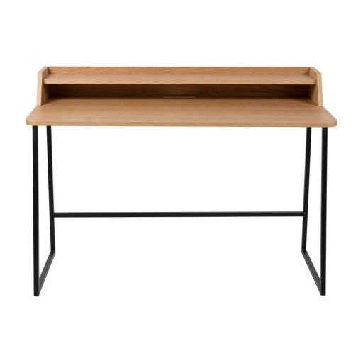 Birou de tip secretaire cu blat cu aspect de lemn de stejar 60x120 cm Giorgio – White Label