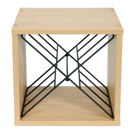 Raft pentru sticle de vin în culoare naturală cu aspect de lemn de frasin număr de sticle 12 36,5x36x29 cm Macon – Compactor