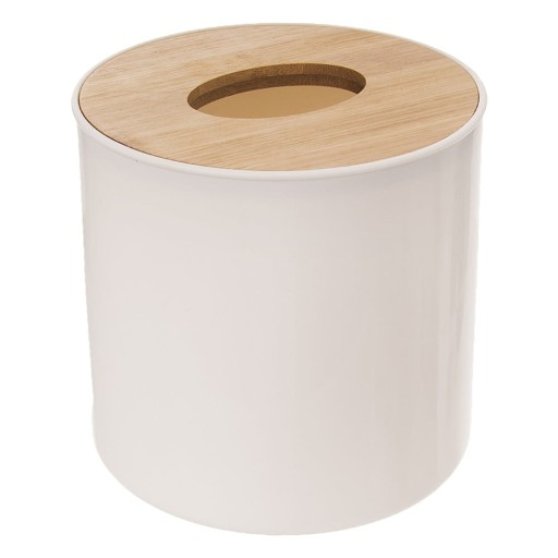 Coș de gunoi alb din plastic 1,6 l Whitney – Orion