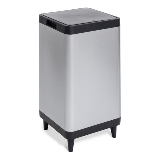 Coș de gunoi argintiu cu senzori de atingere din plastic 80 l Berlino – DEA HOME