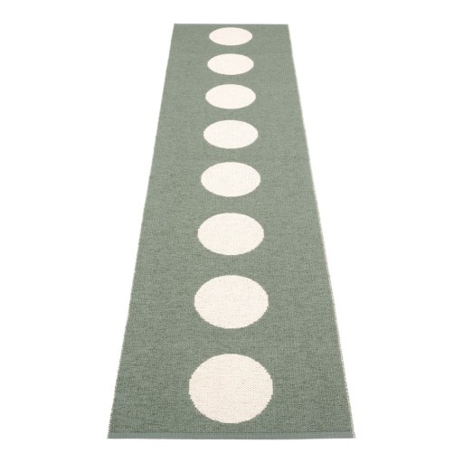 Covor tip traversă pentru interior și exterior verde 70x300 cm Vera Army – Pappelina