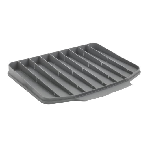 Scurgător de vase gri din plastic 40x33 cm Gravity – Metaltex
