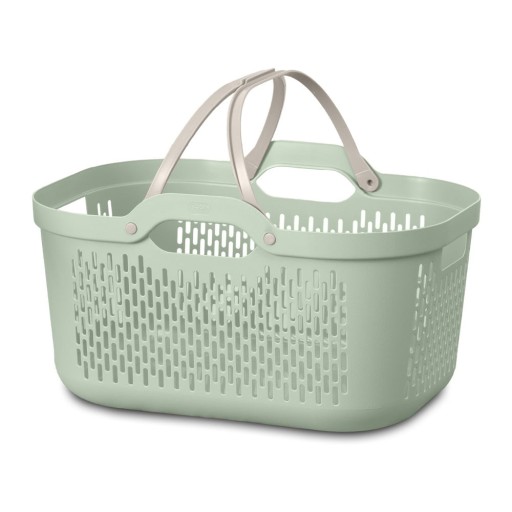 Coș de rufe verde deschis din plastic 45 l – Addis