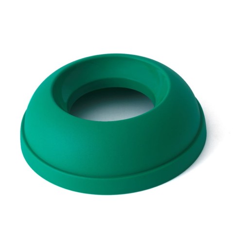 Capac pentru coș de gunoi verde de reciclat din plastic – Addis