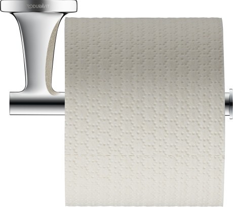 Suport hartie igienica Duravit Starck T  crom