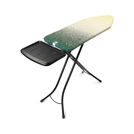 Masa de calcat, Brabantia C, New Dawn, 124x45 cm, 7 pozitii de reglare, cu suport statie de calcat, otel/bumbac