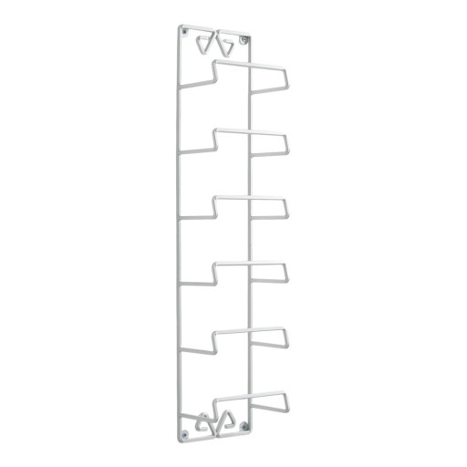 Raft pentru sticle de vin alb pentru perete din metal număr de sticle 6 16x68x10 cm Oste – Tomasucci