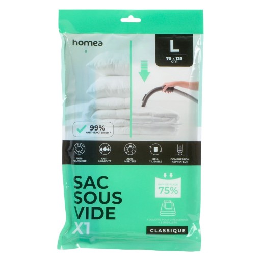 Sac de vidat Antibacterial – Homéa