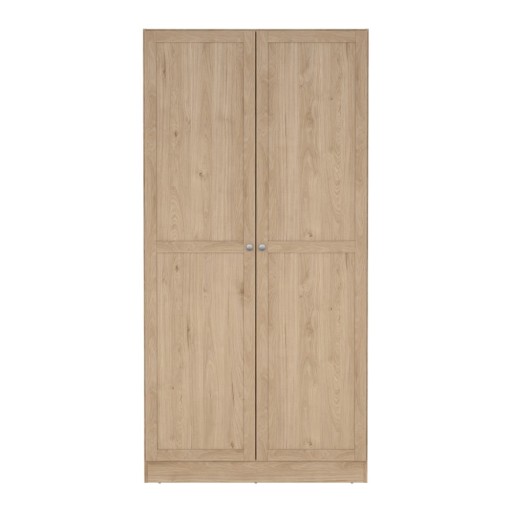 Șifonier în culoare naturală cu aspect de lemn de stejar 99x200x62 cm Billund – Tvilum