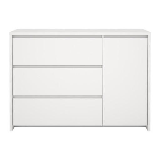 Comodă albă 119x84x48 cm Next – Tvilum