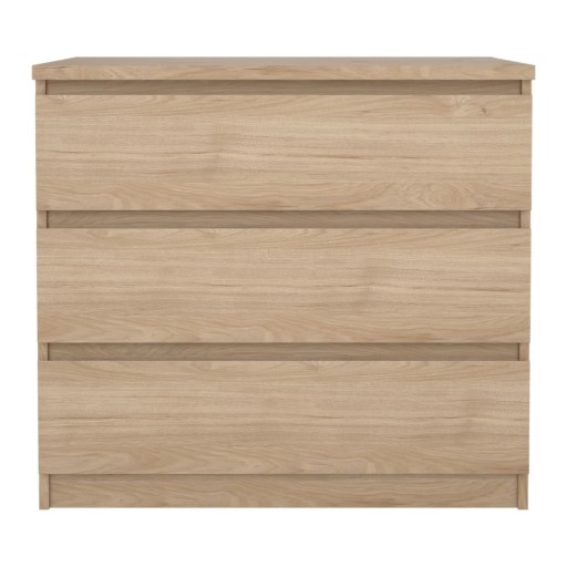 Comodă în culoare naturală cu aspect de lemn de stejar 77x70x50 cm Naia – Tvilum